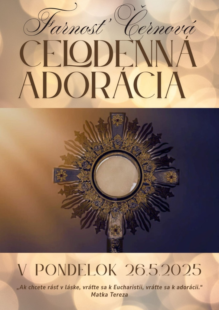 celodenná adorácia 26.5.2025 černová
