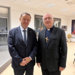 Jaroslav Demko s biskupom Tomášom Galisom